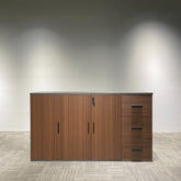 MIMOSA Executive Office Storage with 3 Swing Doors and 3 Drawers